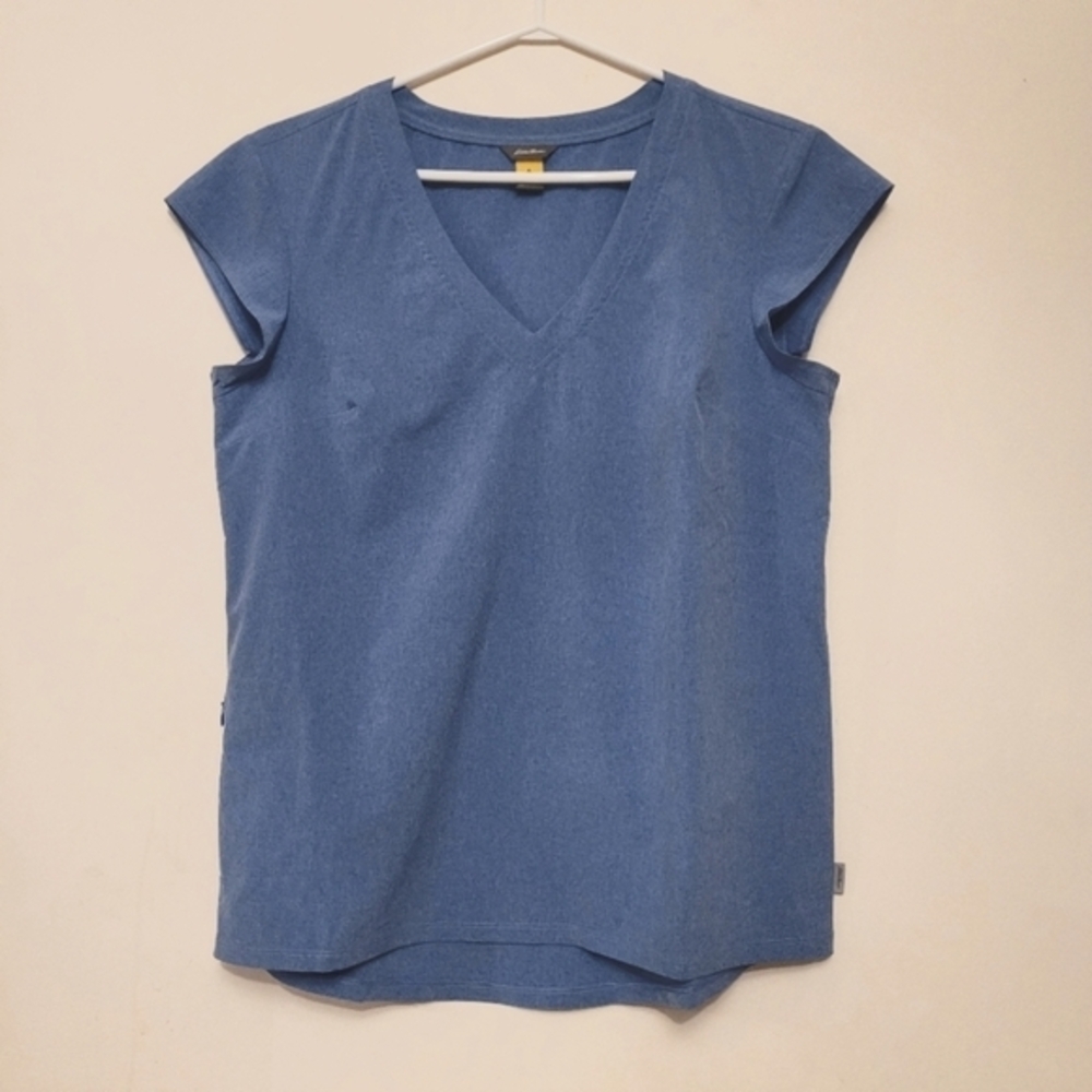 Eddie Bauer Travex cap sleeve shirt,UPF‎ 50+ sun protection, S